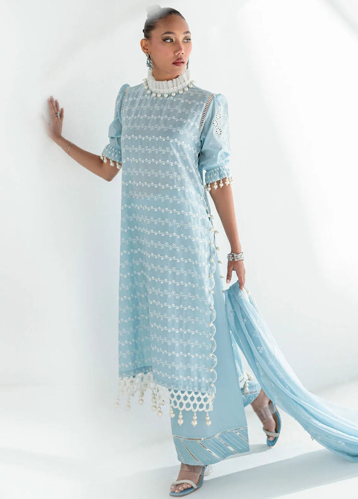 Gul Ahmed Embroidered Lawn Suits Unstitched 3 Piece GA25CK PM-52041 - Summer Collection