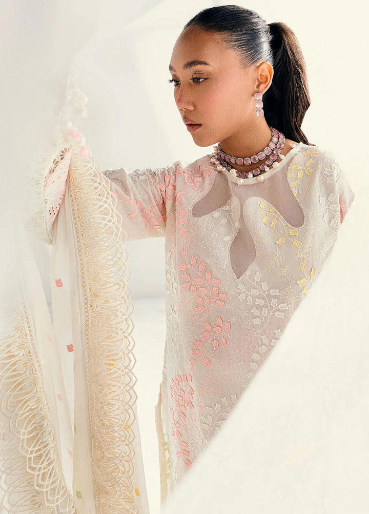 Gul Ahmed Embroidered Lawn Suits Unstitched 3 Piece GA25CK PM-52047 - Summer Collection