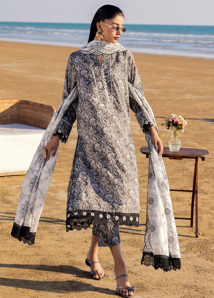 Gul Ahmed Embroidered Lawn Suits Unstitched 3 Piece GA25NB B-52019 - Summer Collection