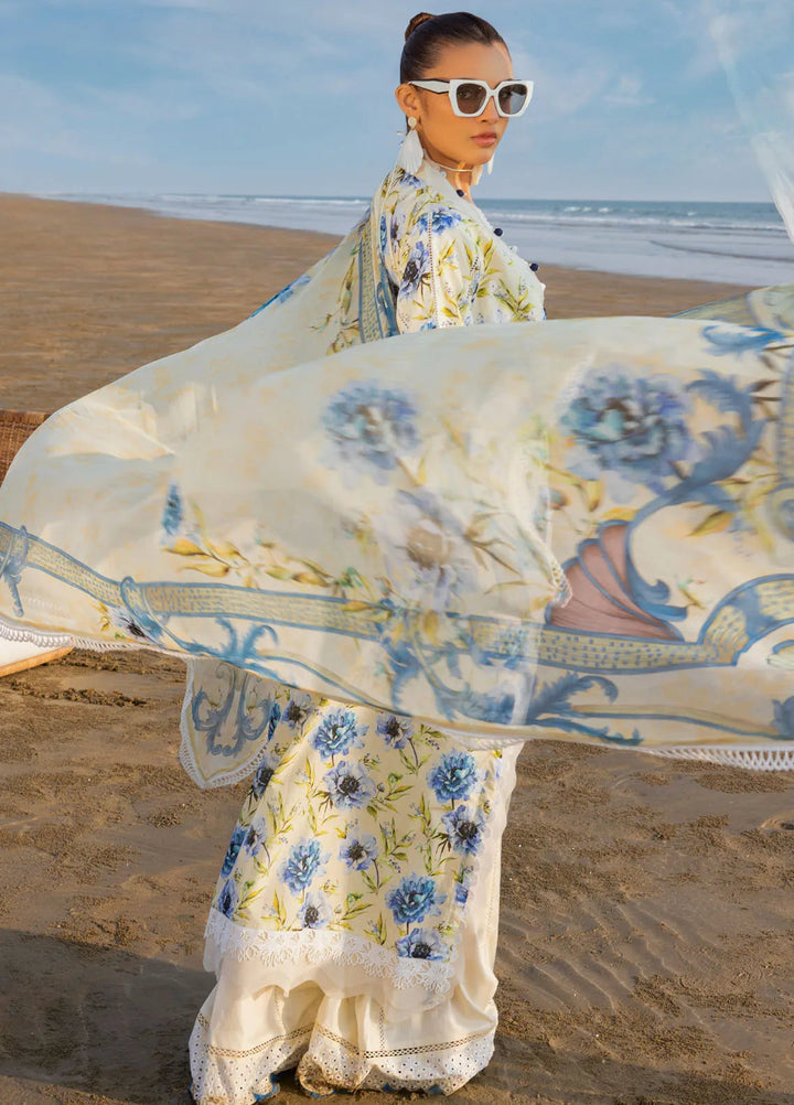 Gul Ahmed Embroidered Lawn Suits Unstitched 3 Piece GA25NS BM-42036 - Summer Collection