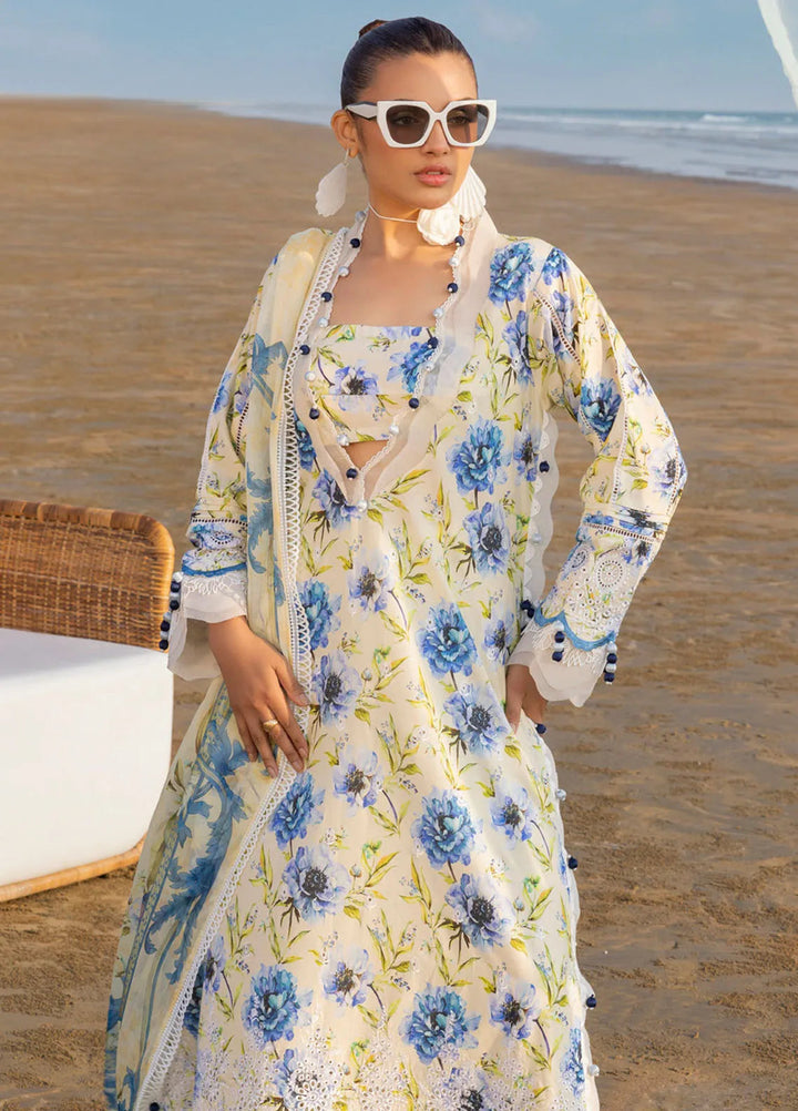 Gul Ahmed Embroidered Lawn Suits Unstitched 3 Piece GA25NS BM-42036 - Summer Collection