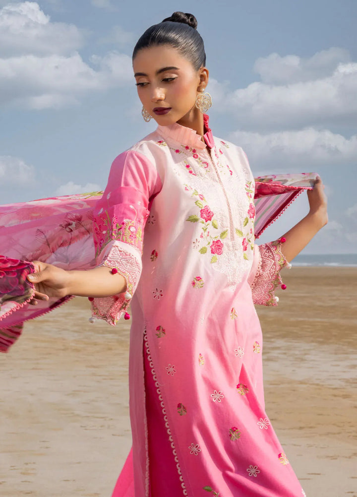 Gul Ahmed Embroidered Lawn Suits Unstitched 3 Piece GA25NS BM-52029 - Summer Collection