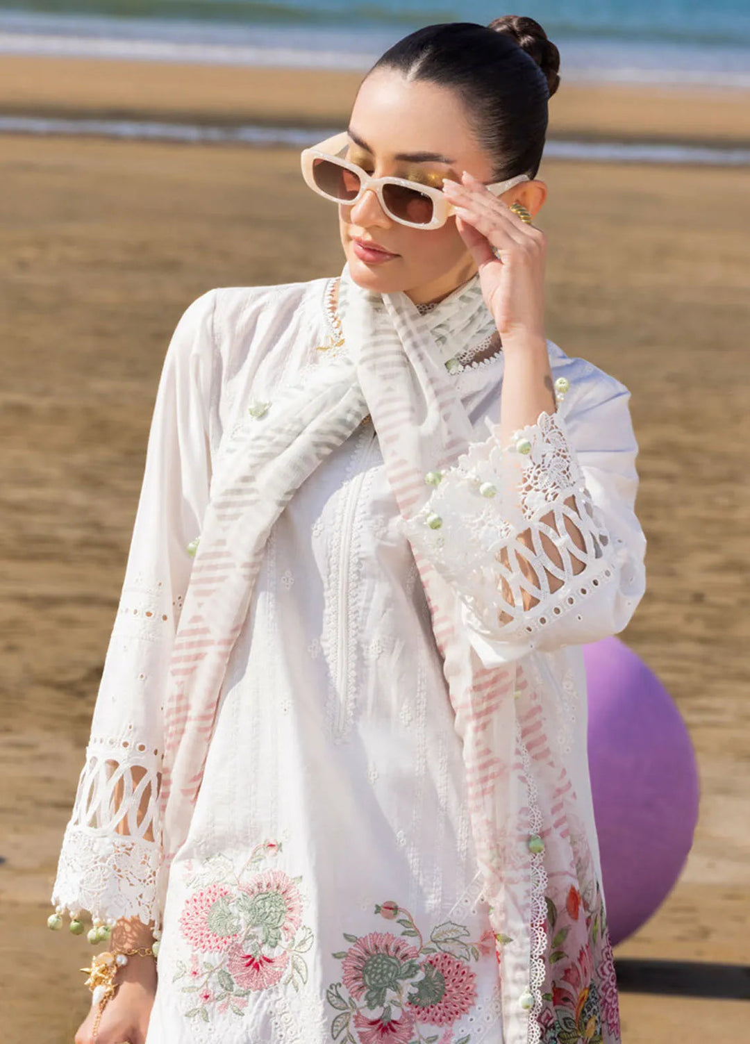 Gul Ahmed Embroidered Lawn Suits Unstitched 3 Piece GA25NS BM-52032 - Summer Collection