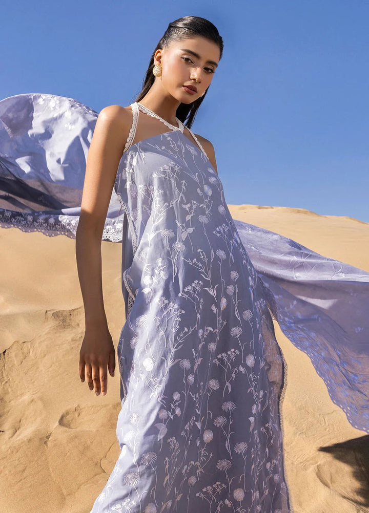 Gul Ahmed Embroidered Lawn Suits Unstitched 3 Piece GA25NS DN-52005 - Summer Collection