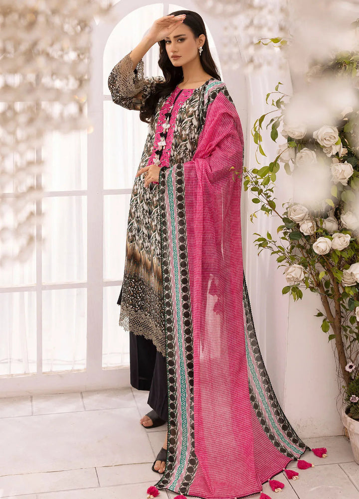 Gul Ahmed Embroidered Lawn Suits Unstitched 3 Piece GA25TA CL-52314 - Summer Collection