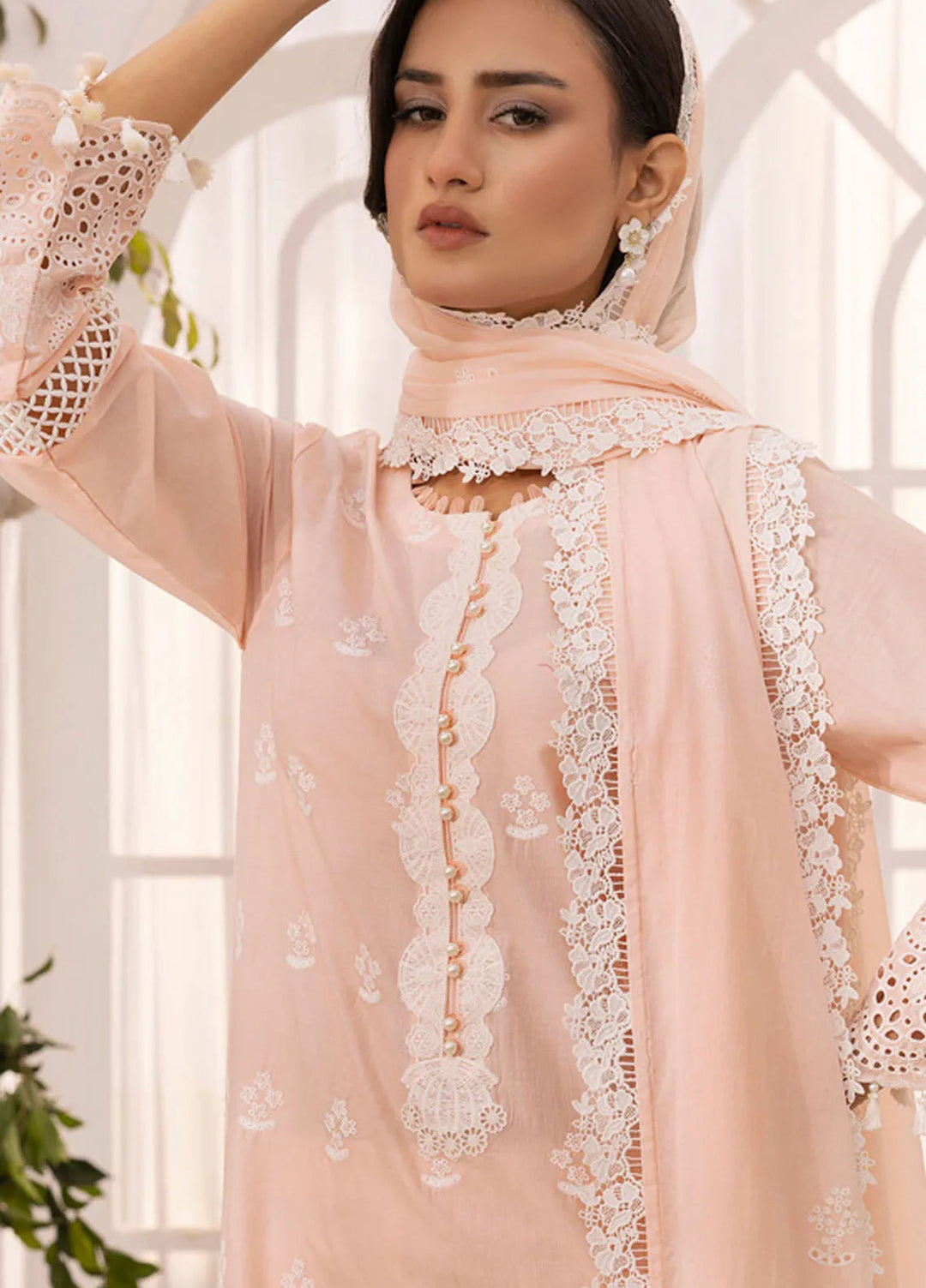 Gul Ahmed Embroidered Lawn Suits Unstitched 3 Piece GA25TA CL-52398 - Summer Collection