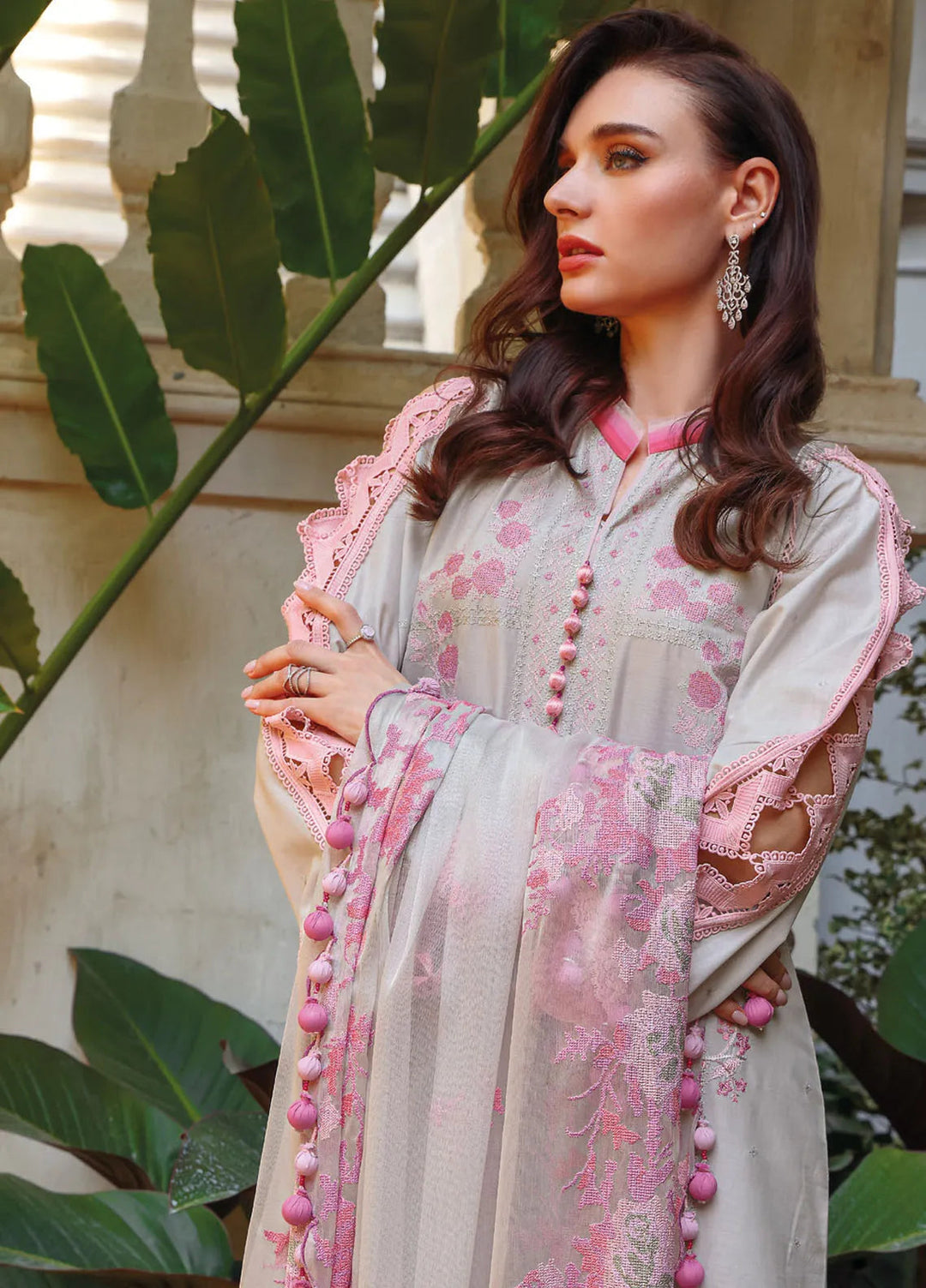 Gul Ahmed Embroidered Lawn Suits Unstitched 3 Piece GA25TJS PM-52004 - Summer Collection