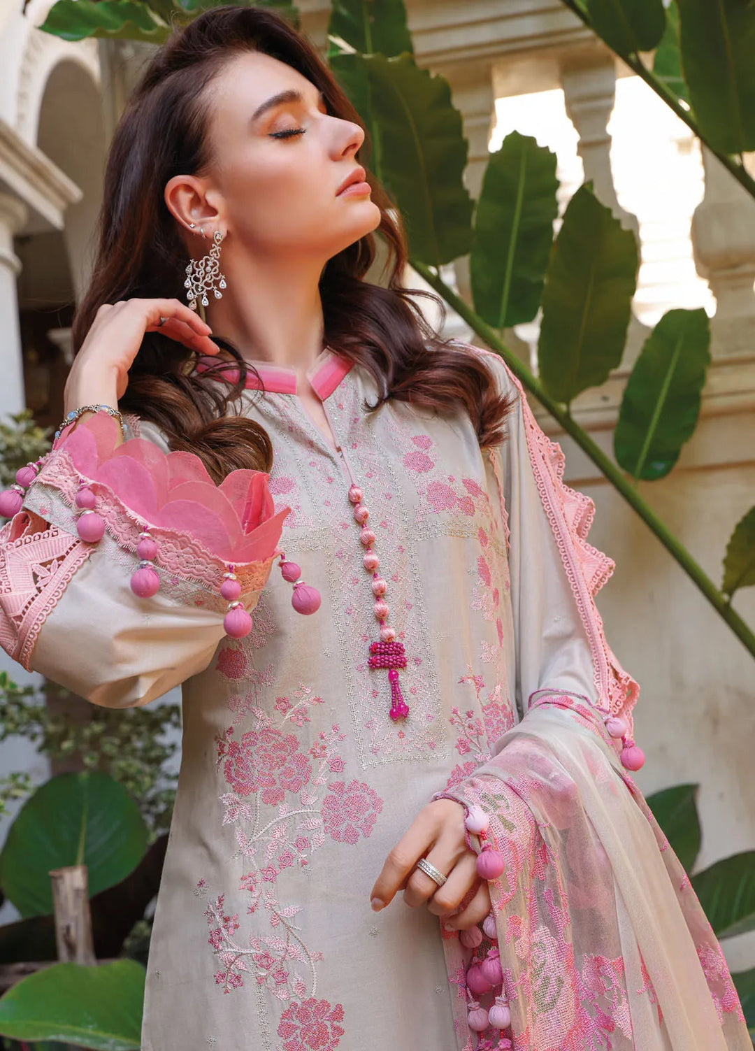 Gul Ahmed Embroidered Lawn Suits Unstitched 3 Piece GA25TJS PM-52004 - Summer Collection