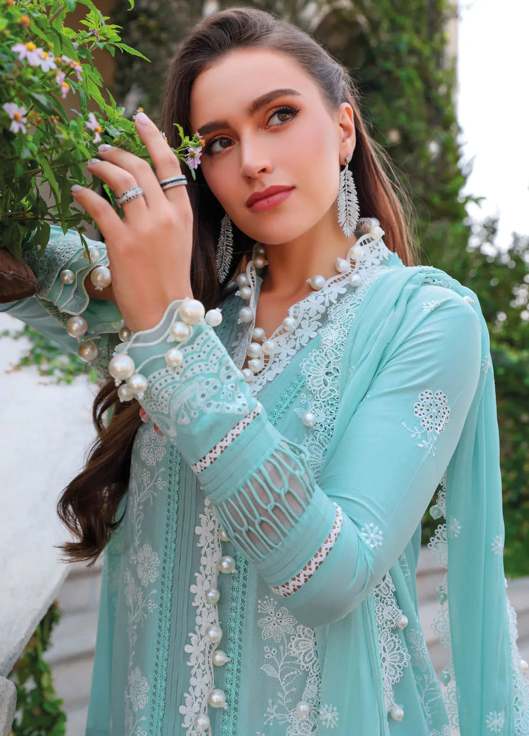 Gul Ahmed Embroidered Lawn Suits Unstitched 3 Piece GA25TJS PM-52038 - Summer Collection