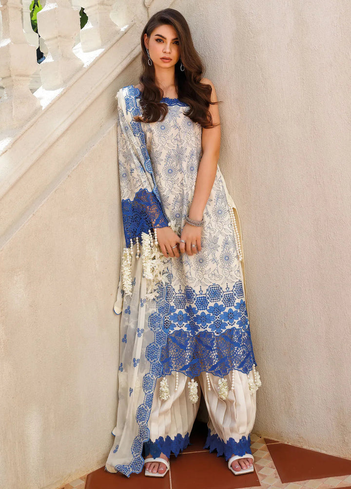 Gul Ahmed Embroidered Lawn Suits Unstitched 3 Piece GA25TJS PM-52042 - Summer Collection