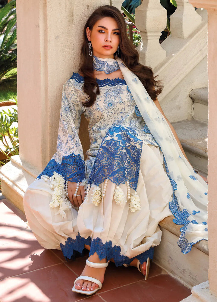 Gul Ahmed Embroidered Lawn Suits Unstitched 3 Piece GA25TJS PM-52042 - Summer Collection