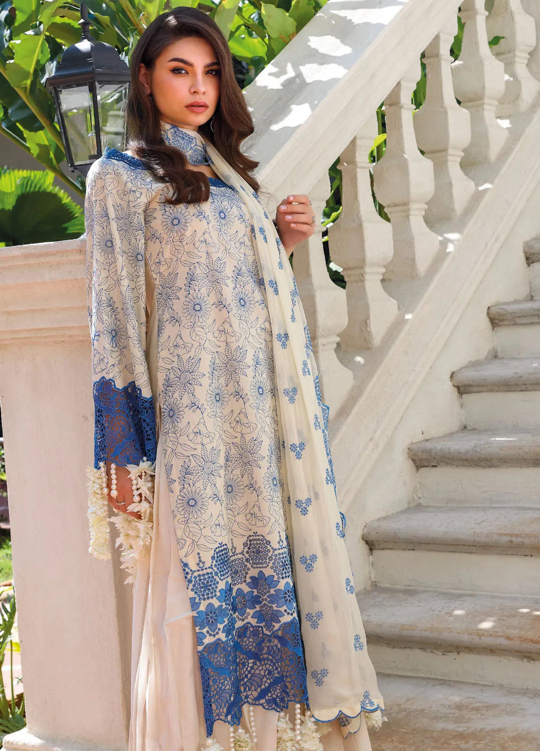 Gul Ahmed Embroidered Lawn Suits Unstitched 3 Piece GA25TJS PM-52042 - Summer Collection