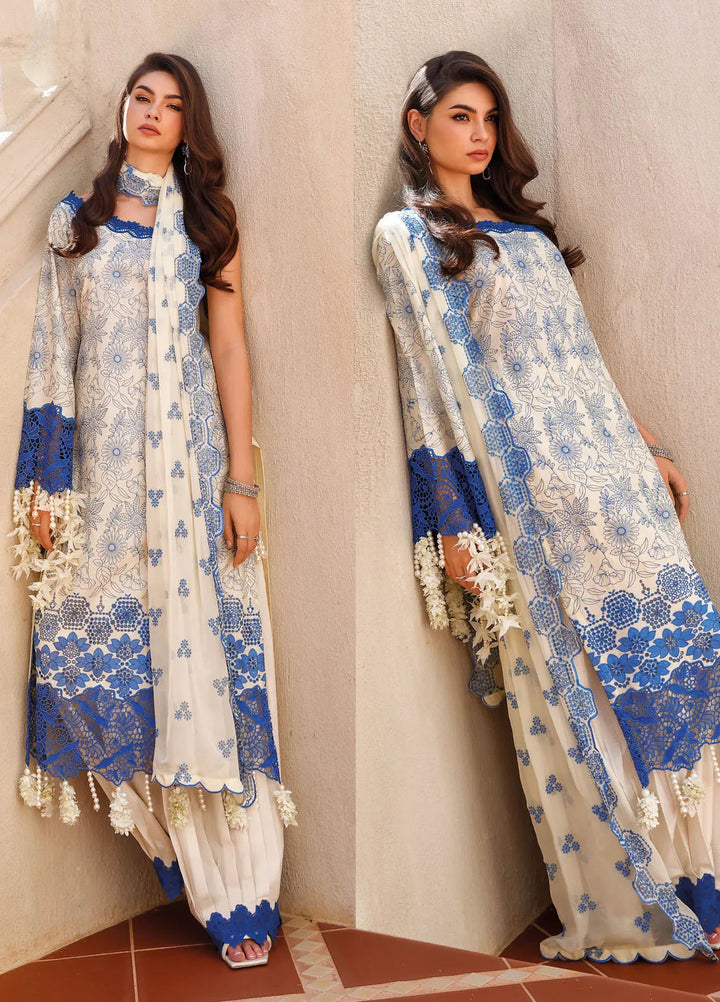 Gul Ahmed Embroidered Lawn Suits Unstitched 3 Piece GA25TJS PM-52042 - Summer Collection