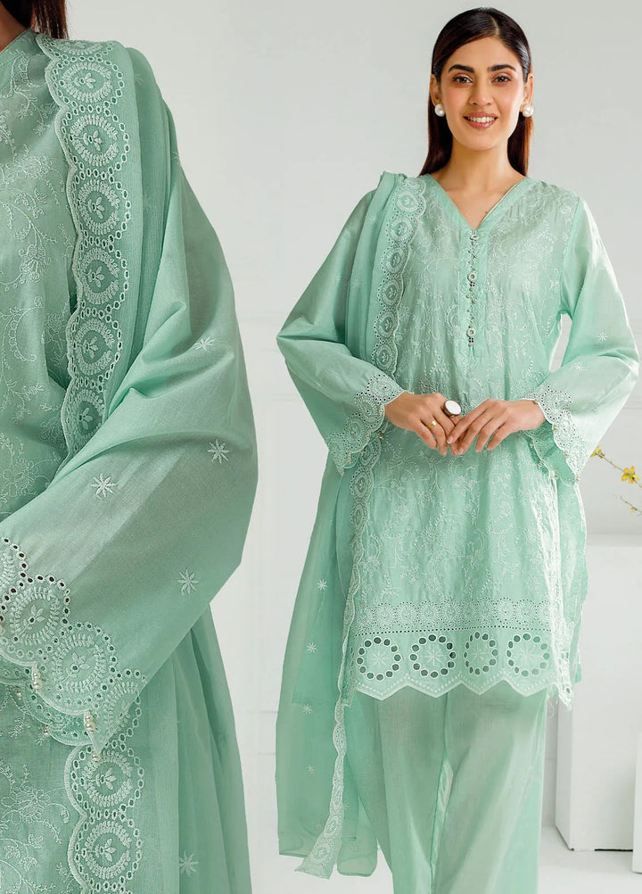 Gul Ahmed Embroidered Lawn Suits Unstitched 3 Piece GA25TJS PM-52050 - Summer Collection
