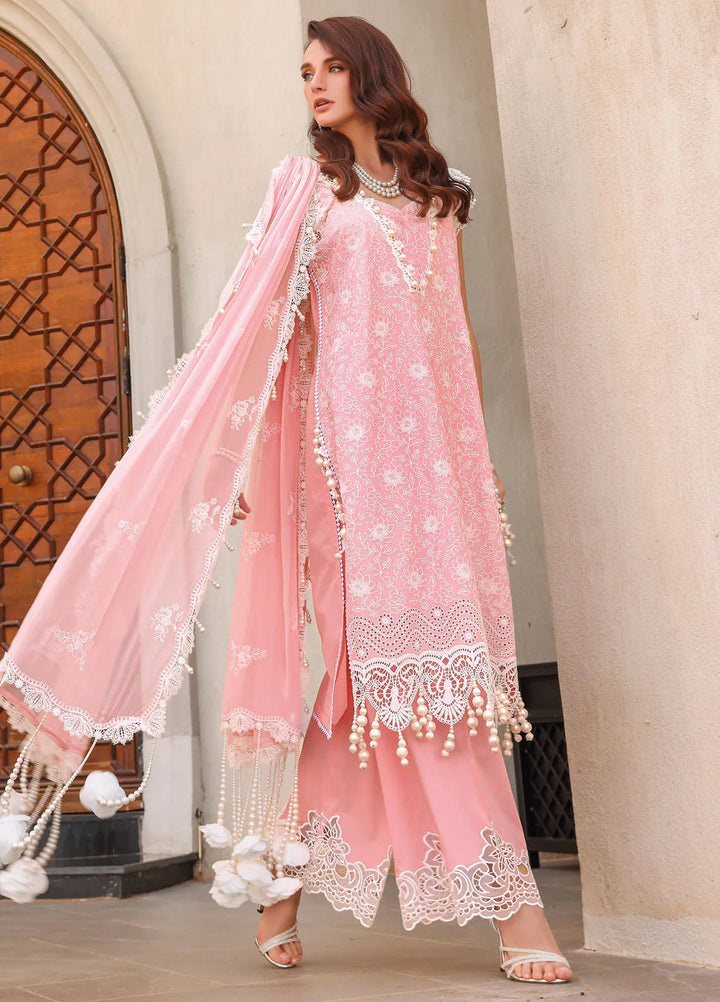 Gul Ahmed Embroidered Lawn Suits Unstitched 3 Piece GA25TJS PM-52051 - Summer Collection