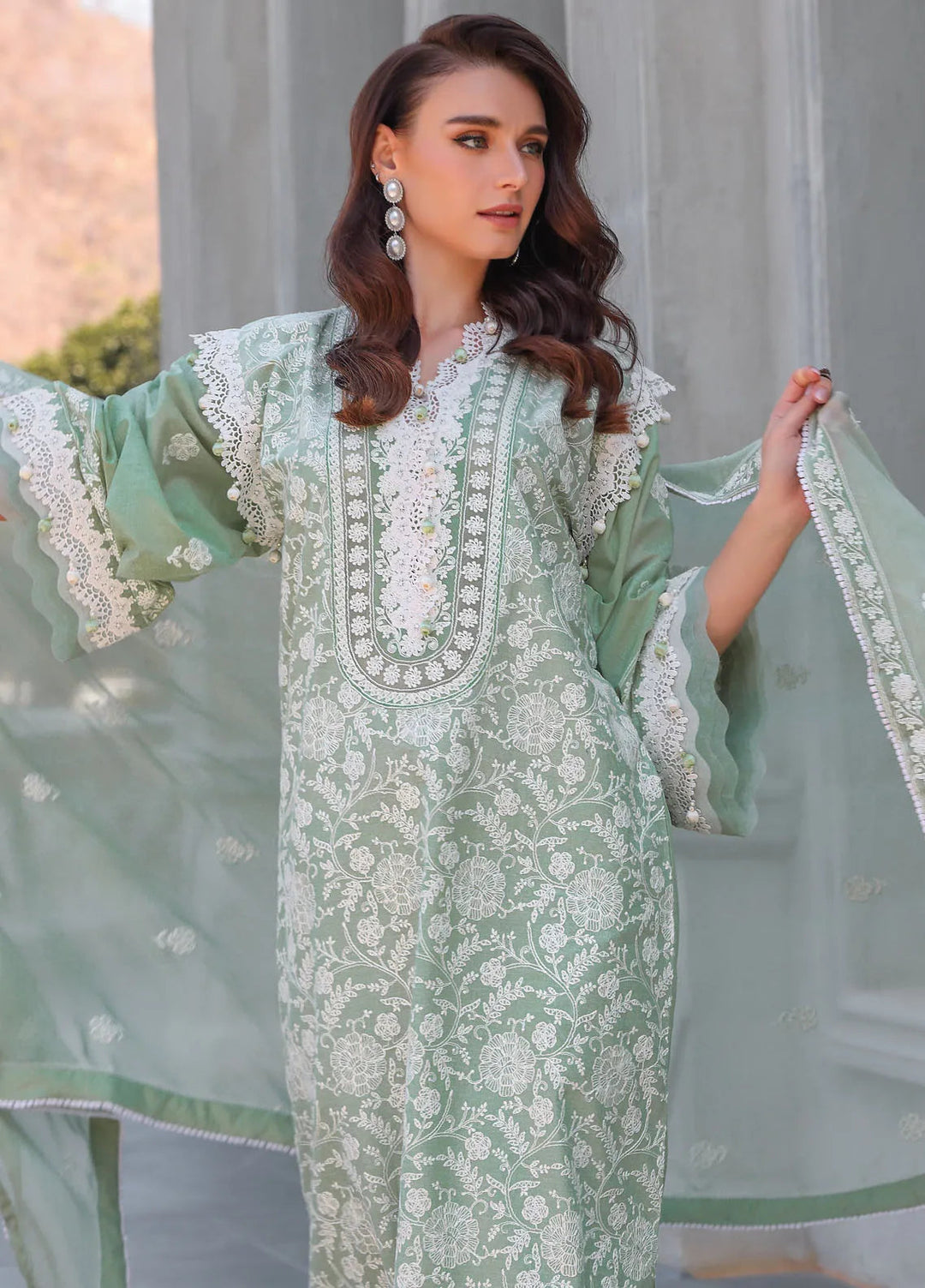 Gul Ahmed Embroidered Lawn Suits Unstitched 3 Piece GA25TJS PM-52068 - Summer Collection