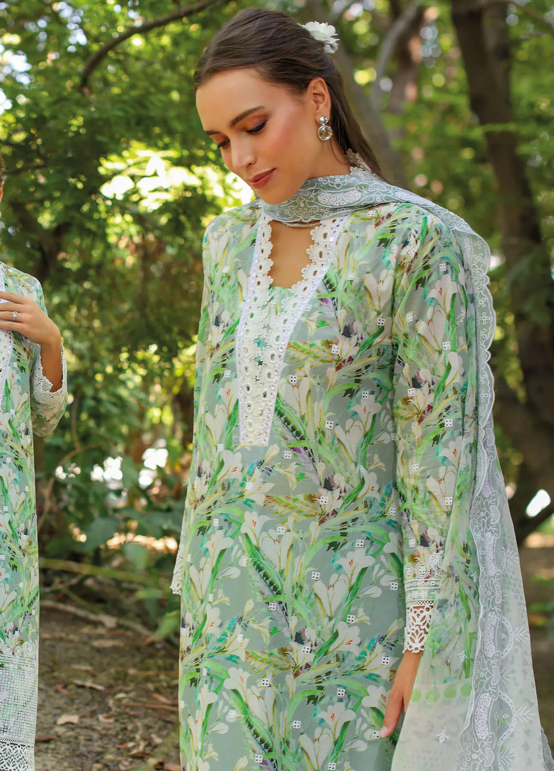 Gul Ahmed Embroidered Lawn Suits Unstitched 3 Piece GA25TJS PR-52007 - Summer Collection