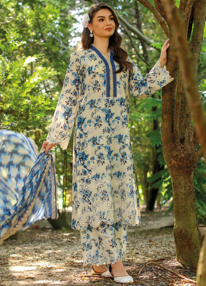 Gul Ahmed Embroidered Lawn Suits Unstitched 3 Piece GA25TJS PR-52008 - Summer Collection
