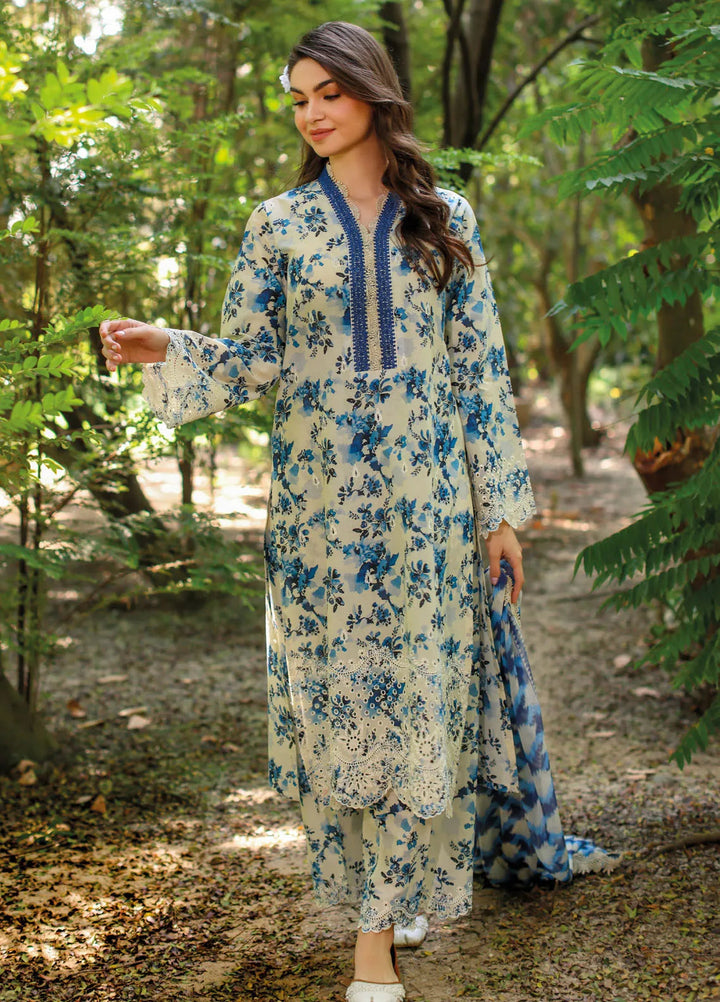 Gul Ahmed Embroidered Lawn Suits Unstitched 3 Piece GA25TJS PR-52008 - Summer Collection