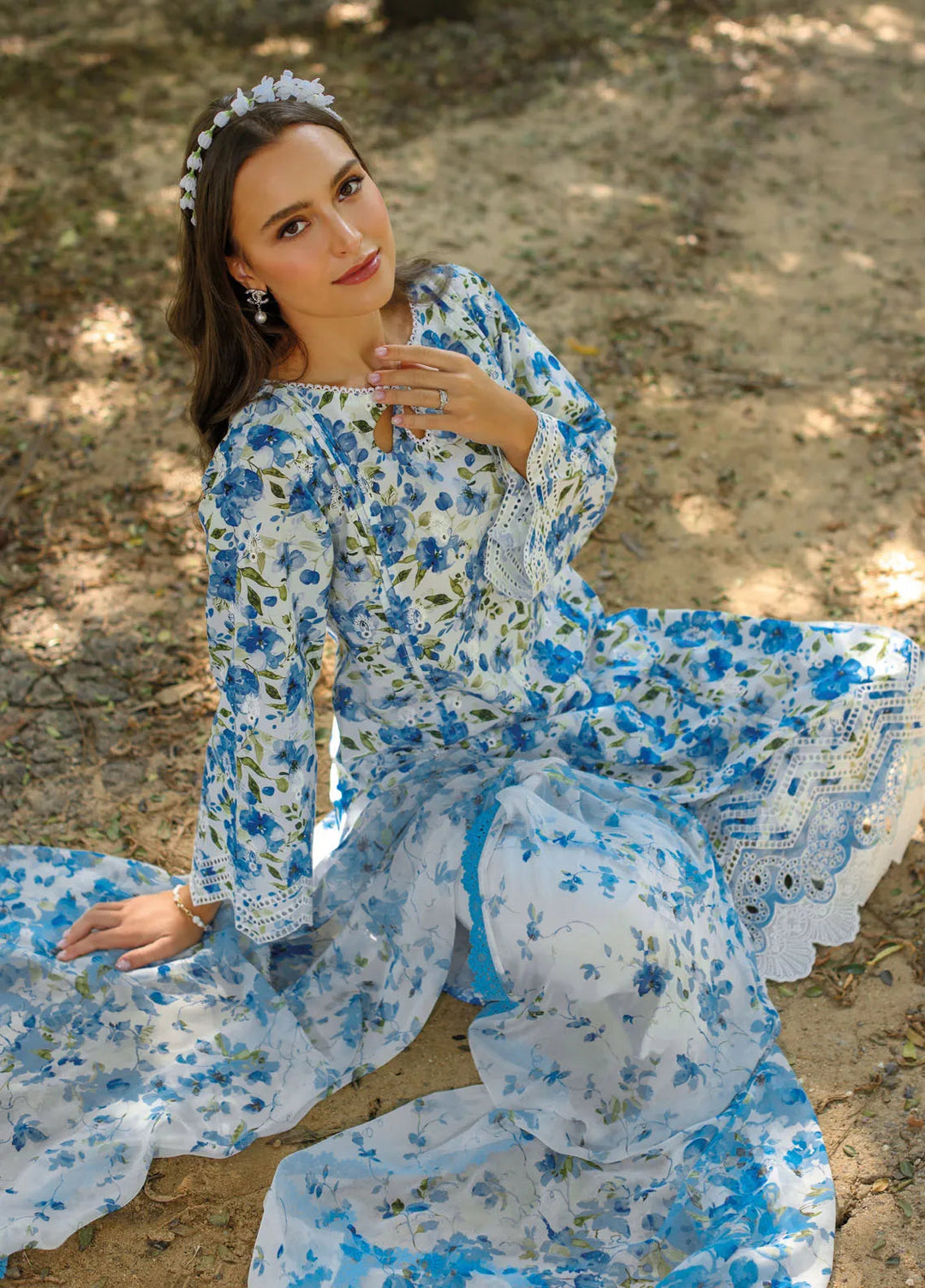 Gul Ahmed Embroidered Lawn Suits Unstitched 3 Piece GA25TJS PR-52010 - Summer Collection