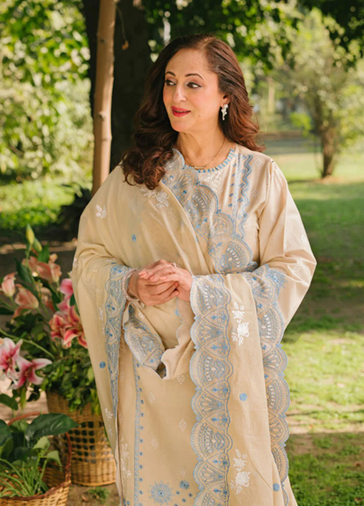 Gul Ahmed Embroidered Lawn Suits Unstitched 3 Piece GA25TM DN-42041 - Summer Collection