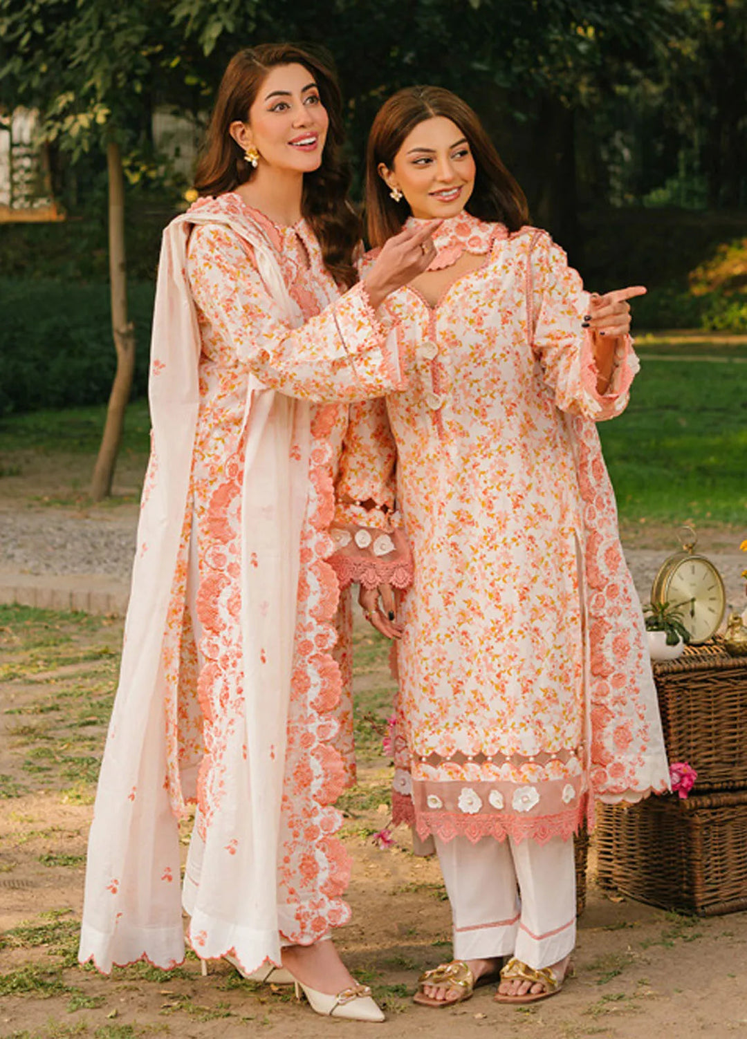 Gul Ahmed Embroidered Lawn Suits Unstitched 3 Piece GA25TM DN-52003 - Summer Collection