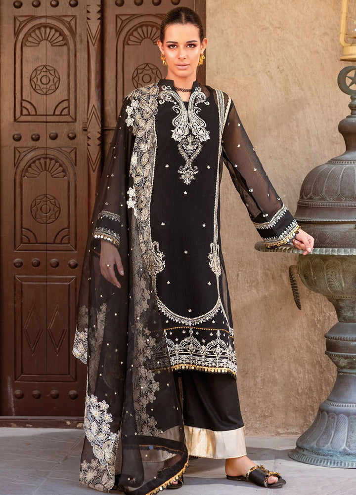 Gul Ahmed Embroidered Net Suits Unstitched 3 Piece GA24LF FE-42020 - Festive Collection