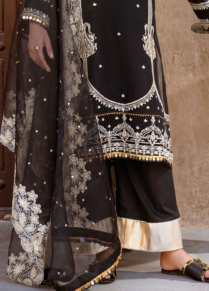 Gul Ahmed Embroidered Net Suits Unstitched 3 Piece GA24LF FE-42020 - Festive Collection