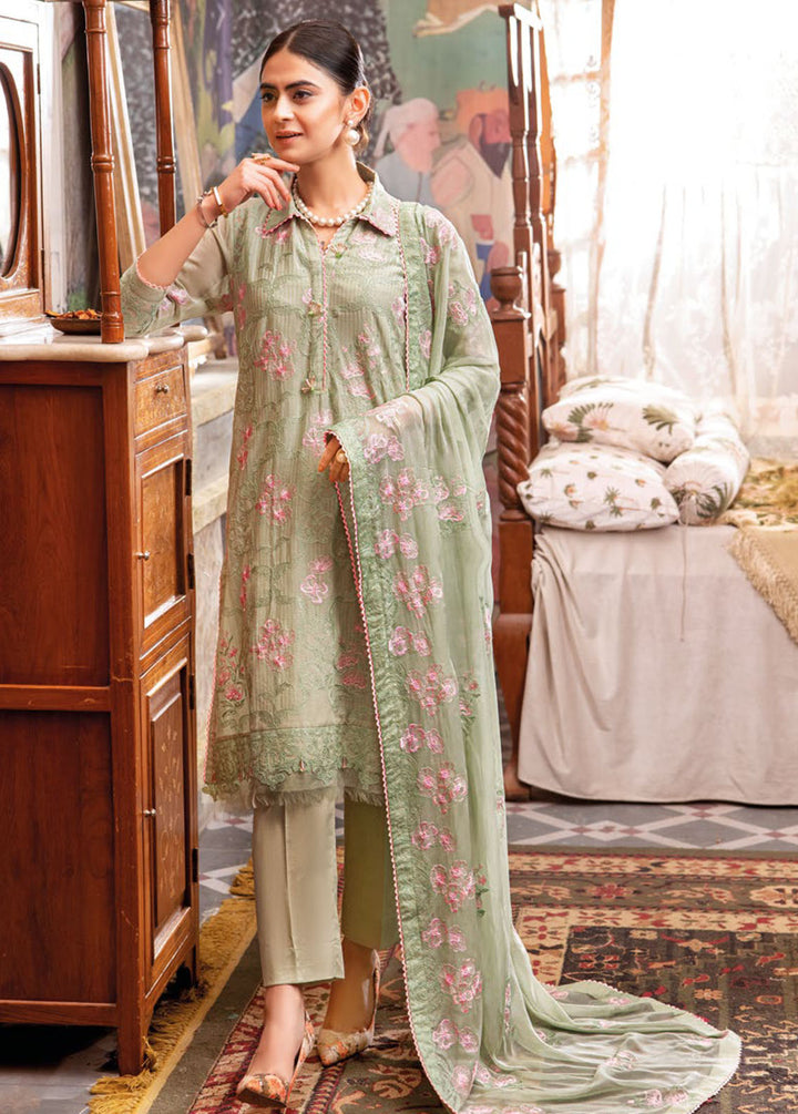 Gul Ahmed Embroidered Swiss Voile Suits Unstitched 3 Piece GA24PS LSV 42002 - Summer Collection