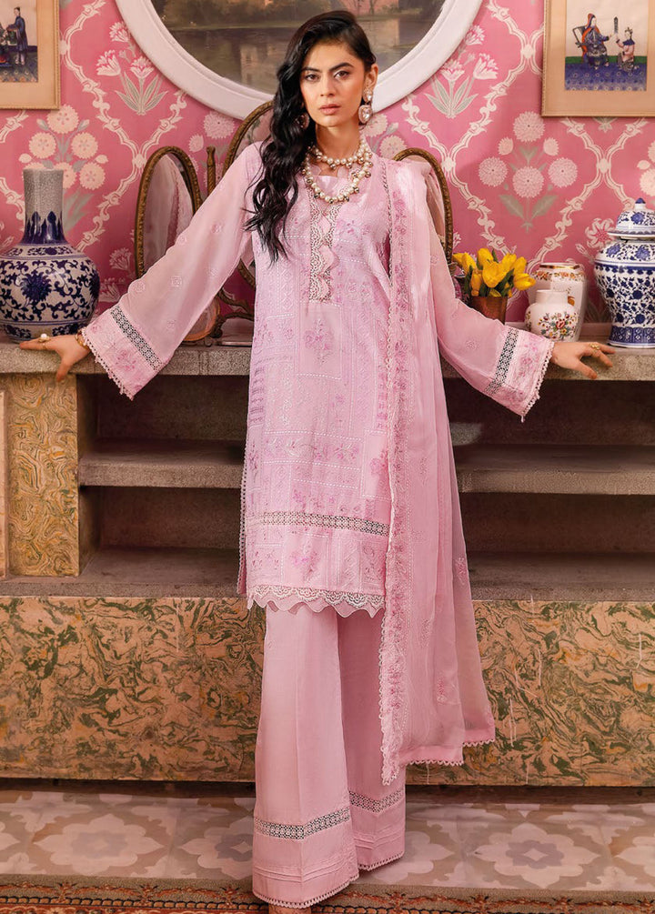 Gul Ahmed Embroidered Swiss Voile Suits Unstitched 3 Piece GA24PS LSV 42003 - Summer Collection