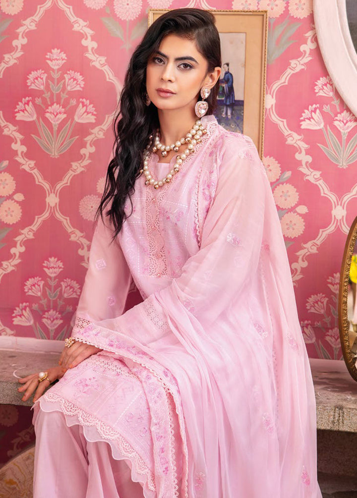 Gul Ahmed Embroidered Swiss Voile Suits Unstitched 3 Piece GA24PS LSV 42003 - Summer Collection