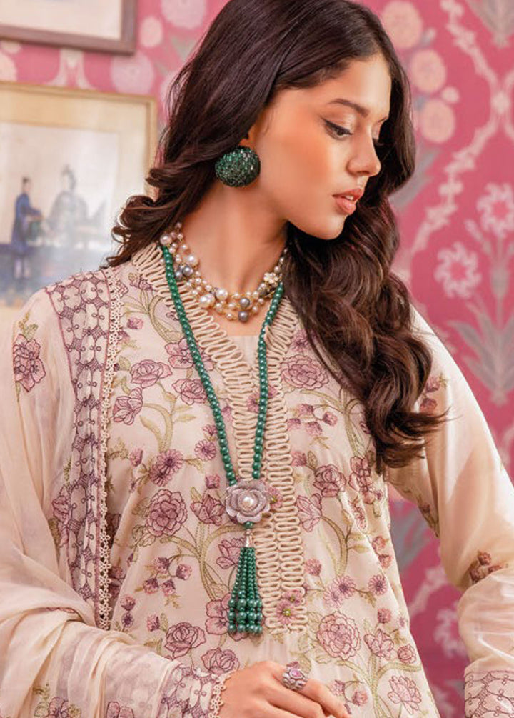 Gul Ahmed Embroidered Swiss Voile Suits Unstitched 3 Piece GA24PS LSV 42005 - Summer Collection