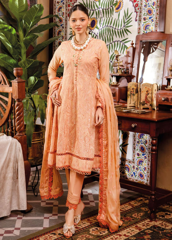 Gul Ahmed Embroidered Swiss Voile Suits Unstitched 3 Piece GA24PS LSV 42008 - Summer Collection