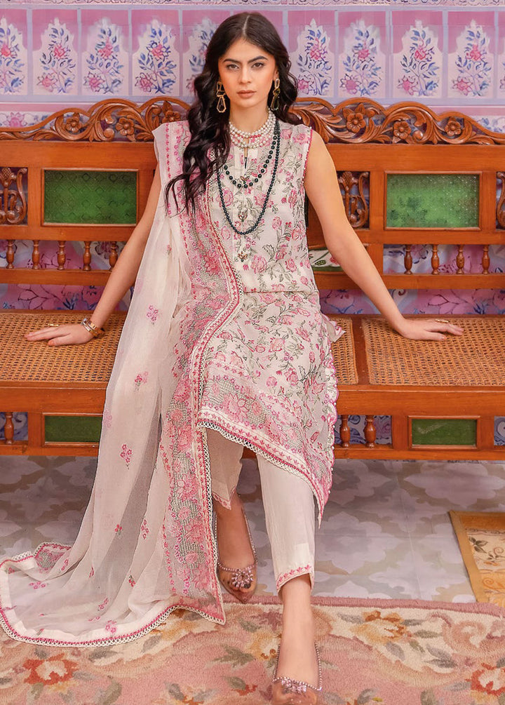 Gul Ahmed Embroidered Swiss Voile Suits Unstitched 3 Piece GA24PS LSV 42011 - Summer Collection