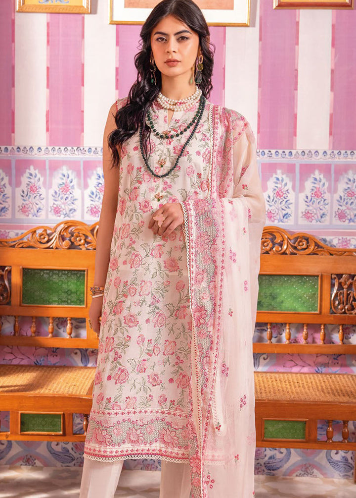 Gul Ahmed Embroidered Swiss Voile Suits Unstitched 3 Piece GA24PS LSV 42011 - Summer Collection