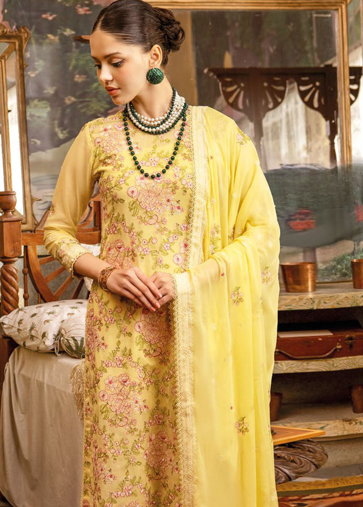 Gul Ahmed Embroidered Swiss Voile Suits Unstitched 3 Piece GA24PS LSV 42014 - Summer Collection