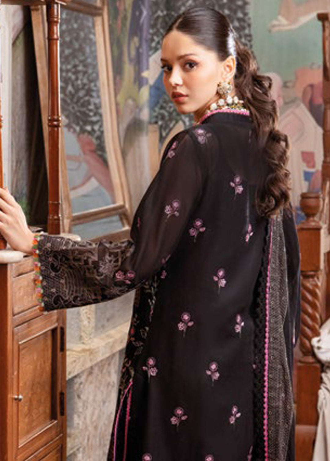 Gul Ahmed Embroidered Swiss Voile Suits Unstitched 3 Piece GA24PS LSV 42018 - Summer Collection
