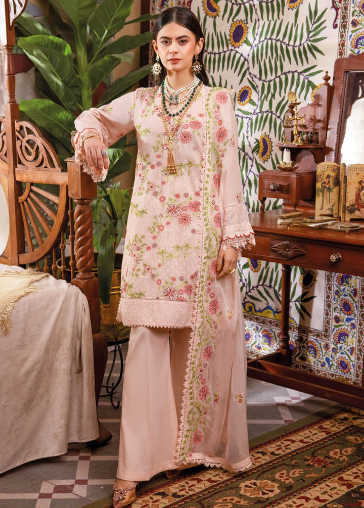 Gul Ahmed Embroidered Swiss Voile Suits Unstitched 3 Piece GA24PS LSV 42020 - Summer Collection