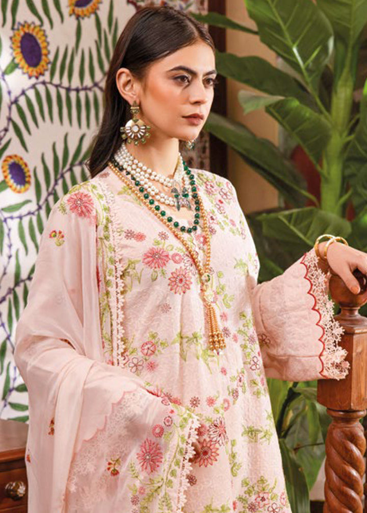 Gul Ahmed Embroidered Swiss Voile Suits Unstitched 3 Piece GA24PS LSV 42020 - Summer Collection
