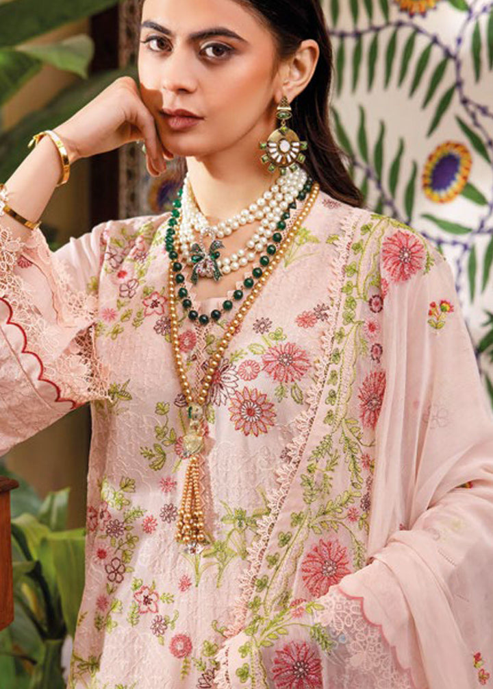 Gul Ahmed Embroidered Swiss Voile Suits Unstitched 3 Piece GA24PS LSV 42020 - Summer Collection