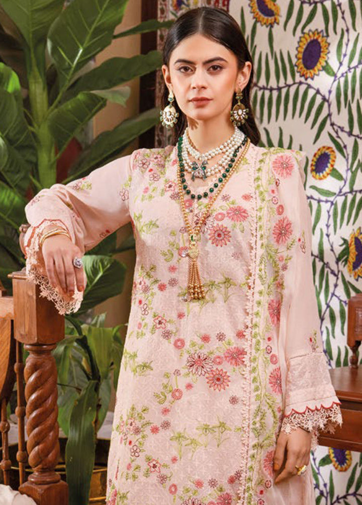 Gul Ahmed Embroidered Swiss Voile Suits Unstitched 3 Piece GA24PS LSV 42020 - Summer Collection
