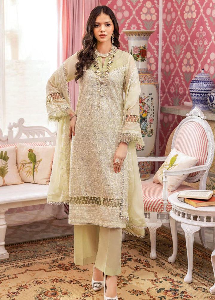 Gul Ahmed Embroidered Swiss Voile Suits Unstitched 3 Piece GA24PS LSV 42021 - Summer Collection