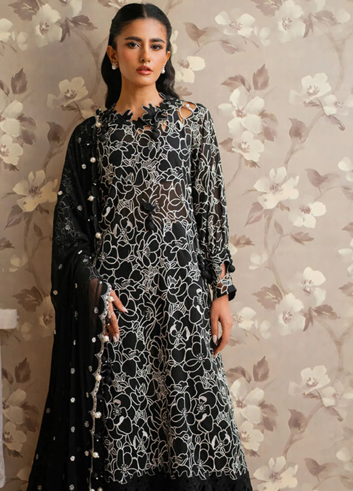 Gul Ahmed Embroidered Swiss Voile Suits Unstitched 3 Piece GA25PL LSV-52002 - Summer Collection