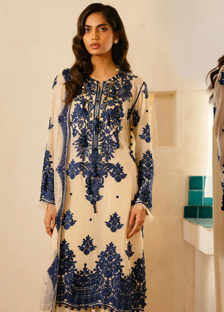 Gul Ahmed Embroidered Swiss Voile Suits Unstitched 3 Piece GA25PL LSV-52020 - Summer Collection