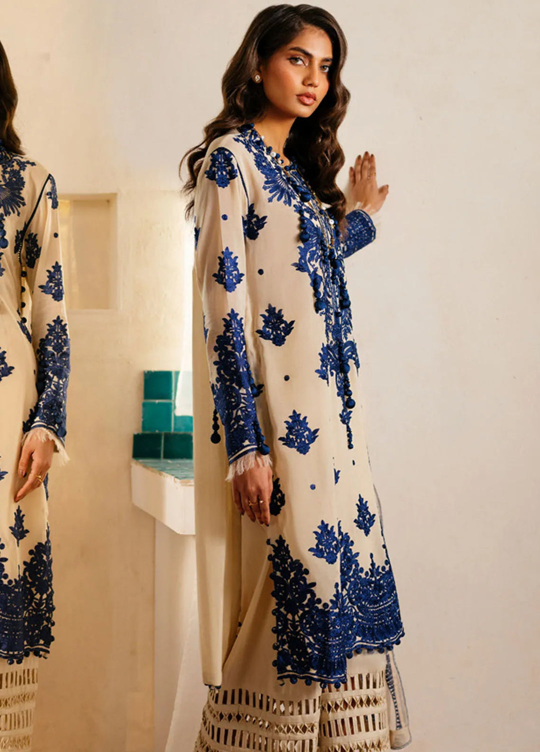 Gul Ahmed Embroidered Swiss Voile Suits Unstitched 3 Piece GA25PL LSV-52020 - Summer Collection