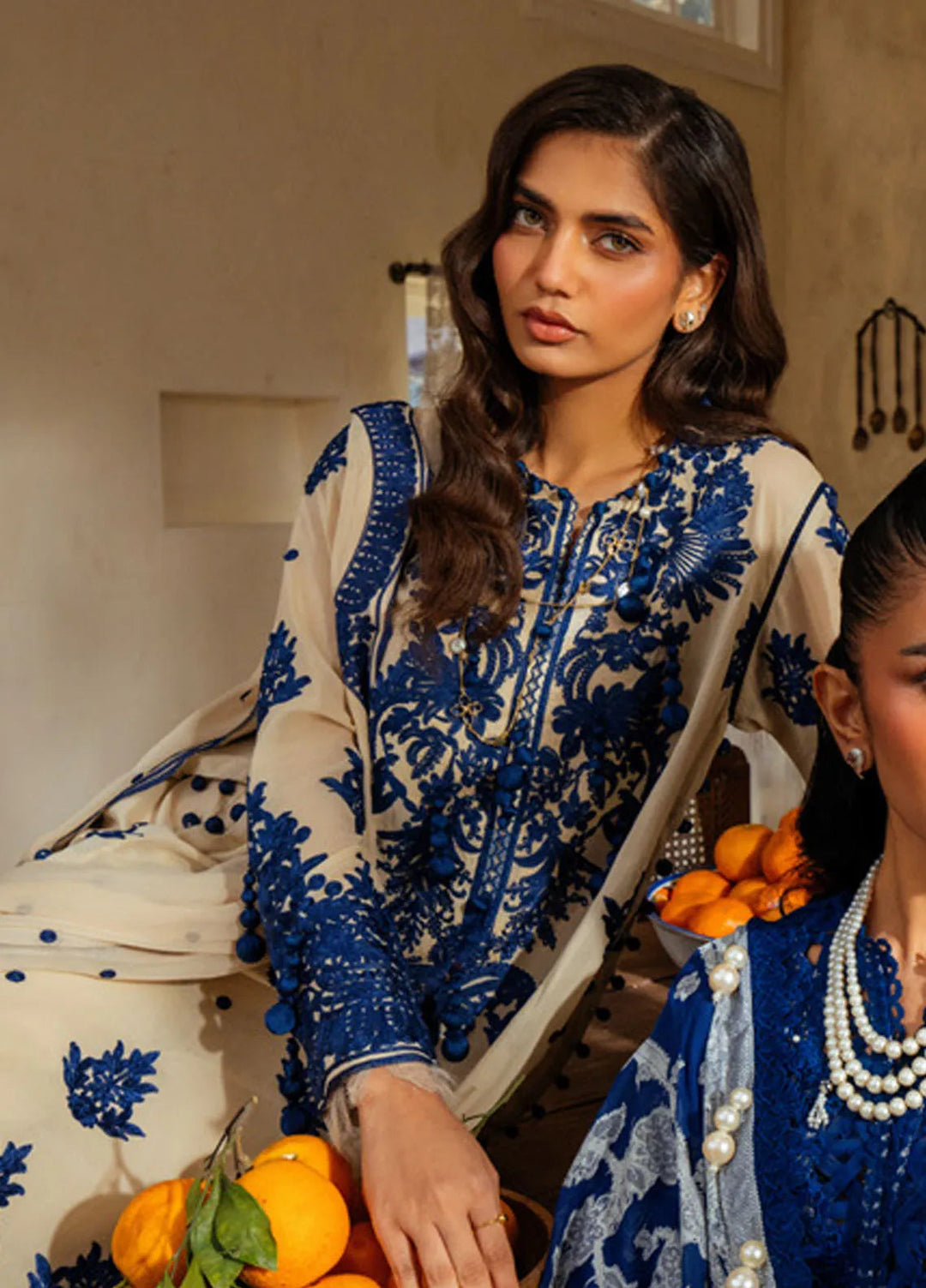 Gul Ahmed Embroidered Swiss Voile Suits Unstitched 3 Piece GA25PL LSV-52020 - Summer Collection