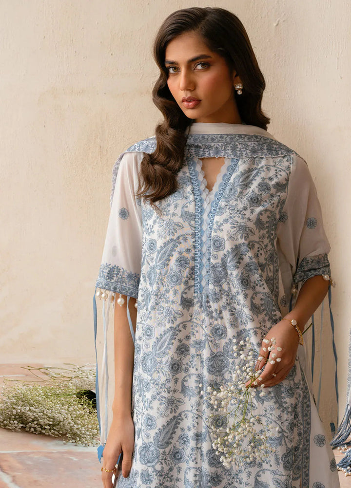 Gul Ahmed Embroidered Swiss Voile Suits Unstitched 3 Piece GA25PL LSV-52024 - Summer Collection