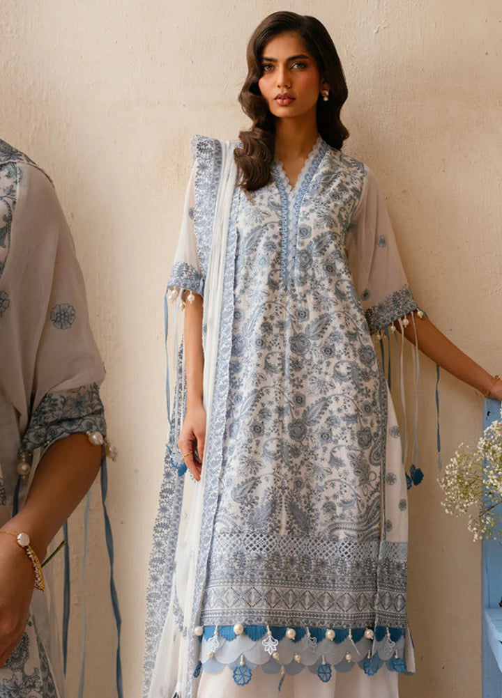 Gul Ahmed Embroidered Swiss Voile Suits Unstitched 3 Piece GA25PL LSV-52024 - Summer Collection