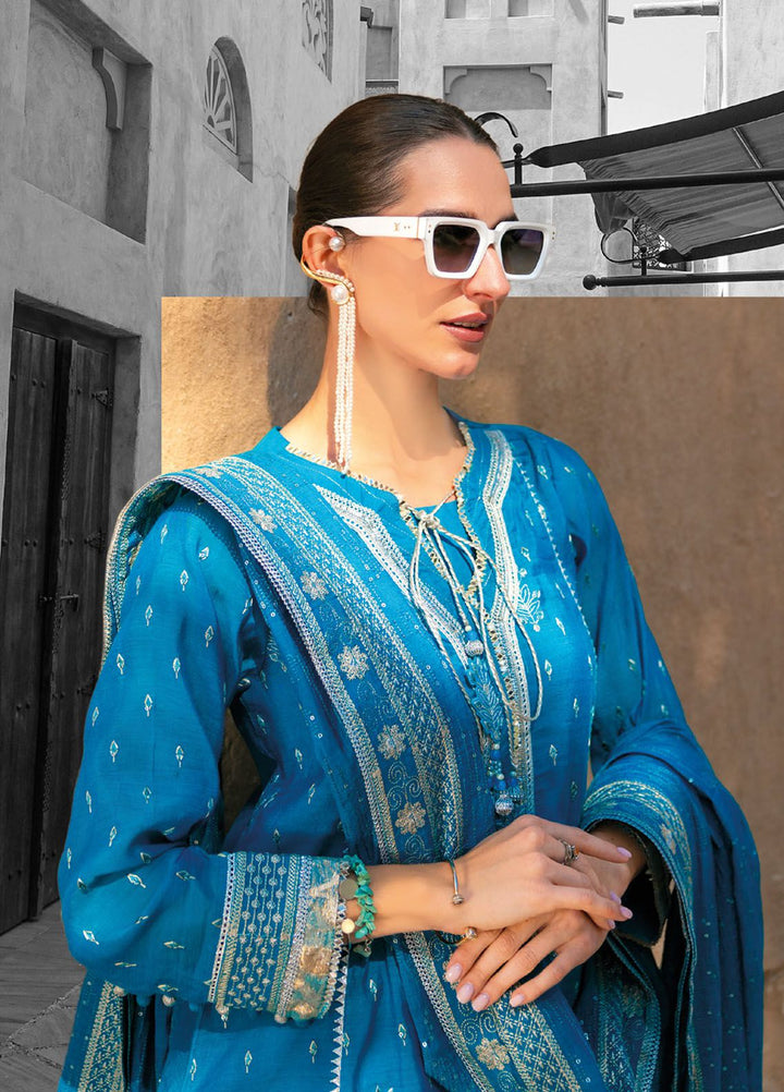 Gul Ahmed Embroidered Yarn Suits Unstitched 3 Piece GA24LF FE-42049 - Festive Collection