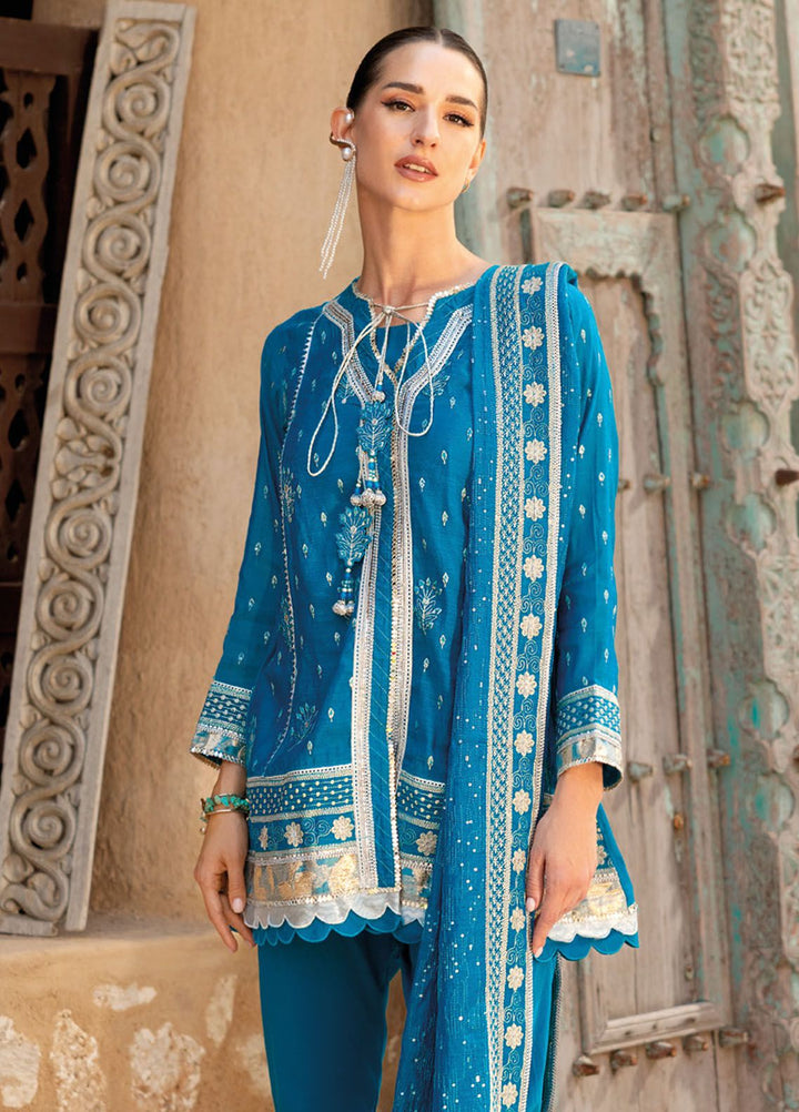 Gul Ahmed Embroidered Yarn Suits Unstitched 3 Piece GA24LF FE-42049 - Festive Collection